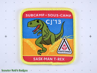 CJ'13 12th Canadian Jamboree Subcamp Sask-Man T-Rex [CJ JAMB 12-09a]
